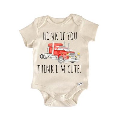 Trucking Trucker Truck - Baby Boy Girl Clothes Infant Onesie® Funny Cute Newborn GS1