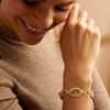 Ross-Simons Italian 14kt Yellow Gold-Plated Oval-Link Toggle Bracelet - 2 of 4