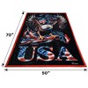 Tirrinia US Flag Fleece Throw Blanket, Super Soft Cozy Fleece Plush Throw TV Blanket, Patriotic Living Room Decor Blanket for Memorial Day - 4 of 4