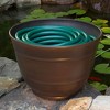Liberty Garden Banded High Density Resin Hose Holder Pot with Drainage (2 Pack) - 4 of 4