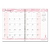 Breast Cancer Awareness Recycled Ruled Monthly Planner/Journal, 10 x 7, Pink Cover, 12-Month (Jan to Dec): 2025 - 2 of 4