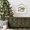 Courtside Market Christmas Trees All Day 12x16 Hanging Artboard with Twine - 2 of 2