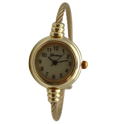 Olivia Pratt Thin Swirl Delicate Bangle Women Watch