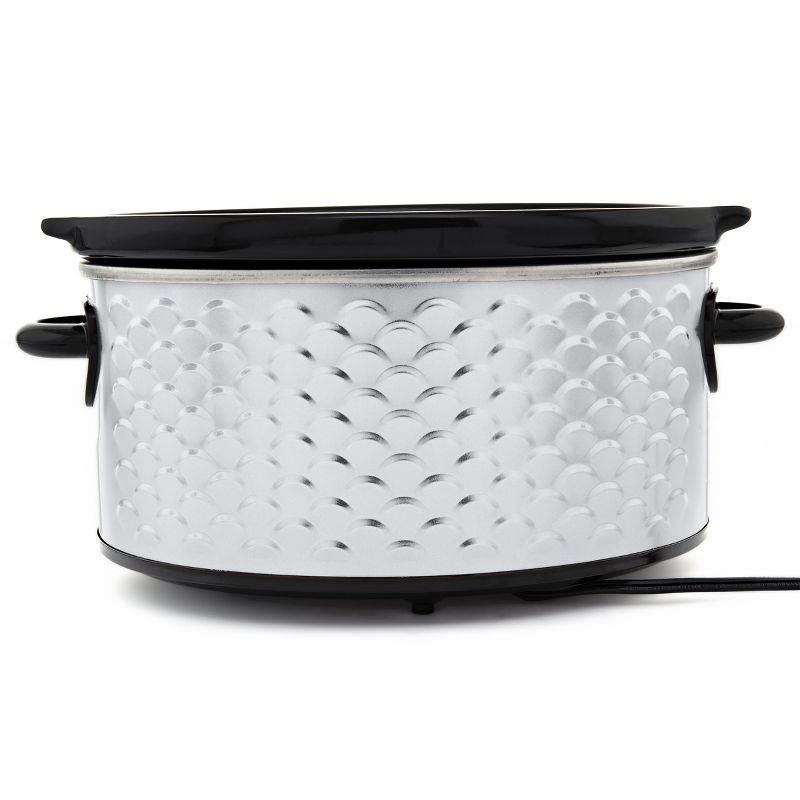 Brentwood Scallop Pattern 4.5 Quart Slow Cooker, 2 of 10