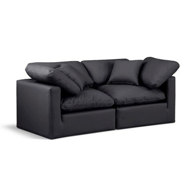 Meridian Furniture,Indulge Vegan Leather Modular Sofa