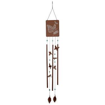 Woodstock Wind Chimes Signature Collection, Victorian Garden Chime, Rusted Steel Wind Chime