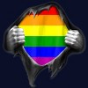 Adult Design By Humans Pride Shirt Rip Open Shirt By Luckyst T-Shirt - 2 of 2