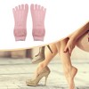 Unique Bargains Invisible Five Fingers Socks Hollow Out Breathable Soft Fashion No Show Socks for Women 3 Pairs - image 2 of 4