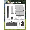 13x13FT Canopy Tent, Gazebo with Mosquito Netting, Adjustable Height Outdoor Gazebo - 4 of 4