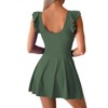 Coolmee One Piece Swimdress Swimsuits for Women Tummy Control Swim Dresses Bathing Suit - 3 of 4