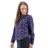 Aventura Clothing Women's Jollie Organic Printed Y-Neck Henley Top - 4 of 4