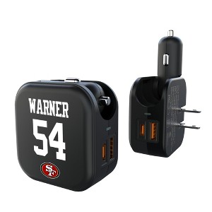 NFL San Francisco 49ers Players Game Tactic 18-Watt 2 in 1 USB A/C Charger - 1 of 3