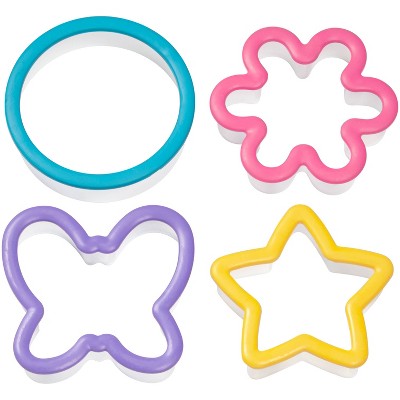 Wilton 4pc Assorted Grippy Cookie Cutter Set