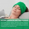 Aculief Headache, Migraine, & Stress Relief Hat - Natural Ice Mask for Tension & Muscle Pain – Green - 4 of 4