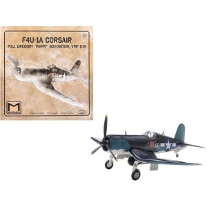 Vought F4U-1A Corsair Fighter Aircraft "Maj. Gregory Boyington, VMF 214" US Marine Corps 1/72 Diecast Model Militaria Die Cast - 1 of 4