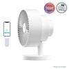 Windmill Smart Whisper-Quiet Air Circulator and Fan with 5 speeds and Remote White: Desk Fan, Programmable Timer, ETL Listed - image 2 of 4