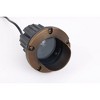 Elegant Lighting Cast brass well light with integrated canopy - 4 of 4