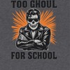 Rerun Island Men Too Ghoul For School Jacket Short Sleeve Graphic Cotton T-Shirt - 2 of 4