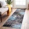 World Rug Gallery Contemporary Abstract Splash Area Rug - 2 of 4