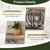 Kumasinova 41.34" 4-Tier Console Table,Entryway Table with Open Storage Shelves,Sofa Table for Entryway,Hallway,Living Room - 4 of 4