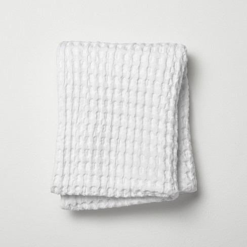 Waffle Hand Towel White - Casaluna