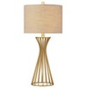 Mcpartland Table Lamp Champagne Gold - StyleCraft: Contemporary Metal Body, Beige Linen Shade, UL Listed - 2 of 4