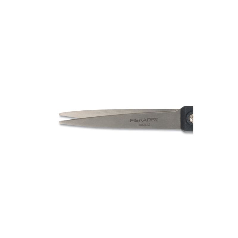 Fiskars Everyday Titanium Softgrip Scissors, 8" Long, 3.1" Cut Length, Dark Gray Straight Handle, 3 of 5