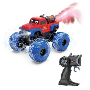 TopComfy Baby and Toddler Learning Toys Amphibious Remote Control Car With Spray Function Versatile Land Water for Kids, Red, 9.84"*7.28"*7.28" - 1 of 4