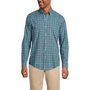 Lands' End Men's Traditional Fit No Iron Twill Shirt - 1 of 3