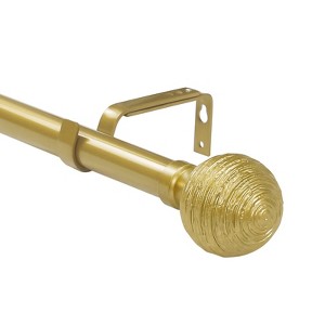 Urbanest 1-inch Diameter Favo Adjustable Single Drapery Curtain Rod - 1 of 4