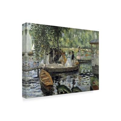 Trademark Fine Art -Pierre Auguste Renoir 'La Grenouillere' Canvas Art