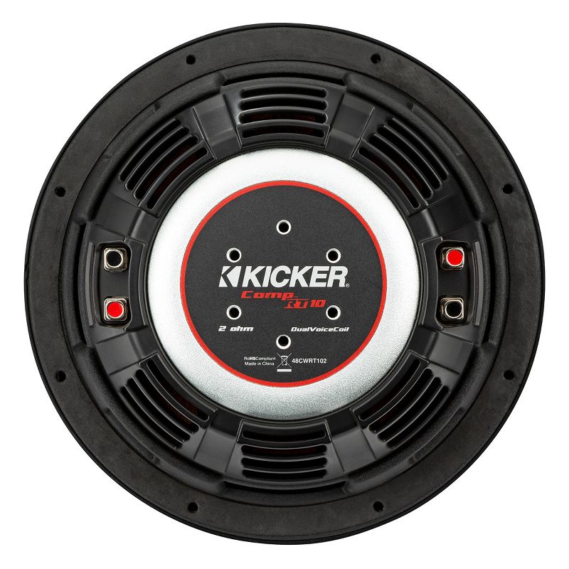 Kicker 48CWRT104 CompRT 10" 4-Ohm DVC Subwoofer, 4 of 13