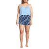 Lands' End Women's Cooling 3 Piece Pajama Set - Long Sleeve Top Cami and Shorts - 4 of 4