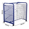 Shelf Small Mobile Art Drying Rack – Adjustable Wire Shelf Organizer with Wheels for Studios, Schools & Classrooms - 3 of 4