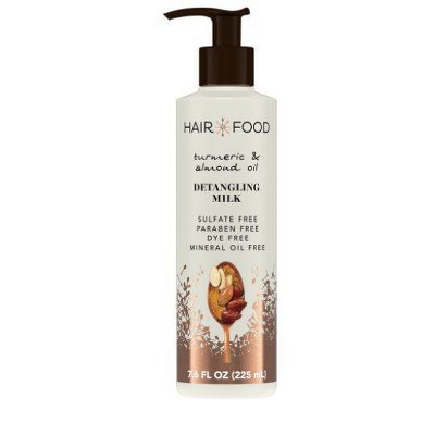 Hair Food Detangling Milk Almond Oil and Turmeric - 7.6 fl oz