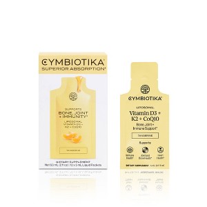 CYMBIOTIKA Premium Liposomal Vitamin D3 + K2 - Liquid Enhanced ...