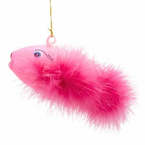 Italian Ornaments 2.25 In Glamarella Del Mar Italian Fish Feathers Tree Ornaments - 1 of 4