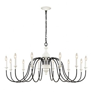 Elk Home Val De Loire 12 - Light Chandelier in  White - 1 of 3