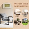 Modern Sling Accent Chair, Multi-Use Seating, Cozy Lounge Chair,Compact Durable Lazy Chair,  for Living Room, Study Room , and ,Relaxation - 3 of 4