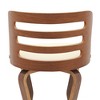 30" Verne Barstool with Faux Leather and Wood Finish - Armen Living - 3 of 4