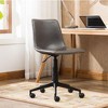 CAVINAS Faux Leather Office Chair, 360 Swivel Air Lift Office Chair, Home Office Desk Chairs, Desk Chair Comfy, Adjustable Swivel Office Chair - 2 of 4