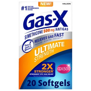 Gas-X Ultimate Strength Gas Relief SoftGels - 20ct - 1 of 4