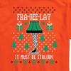 Men's - A Christmas Story - Frageelay Leg Lamp Ugly Sweater Short Sleeve Graphic T-Shirt - 2 of 4