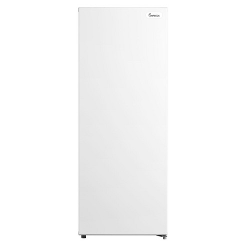 Impecca 7 Cu. Ft. Upright Freezer With Adjustable & Removable Glass Shelves  - White : Target