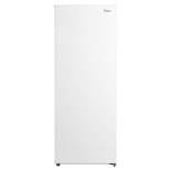 Impecca 7 Cu. Ft. Upright Freezer with Adjustable & Removable Glass Shelves - White