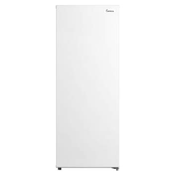 Impecca 7 Cu. Ft. Upright Freezer with Adjustable & Removable Glass Shelves - White