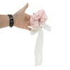 Unique Bargains Mesh Ribbon Pearl Scrunchie 1 Pc - 2 of 4