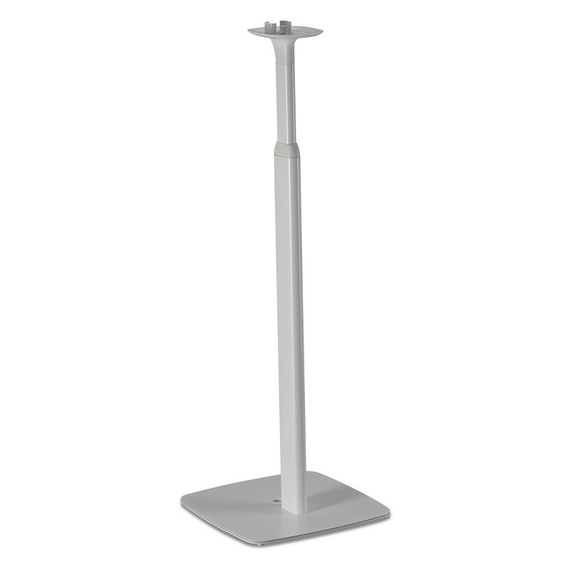 Flexson Height-Adjustable Floorstands for Sonos One or PLAY:1 - Pair (White), 4 of 14
