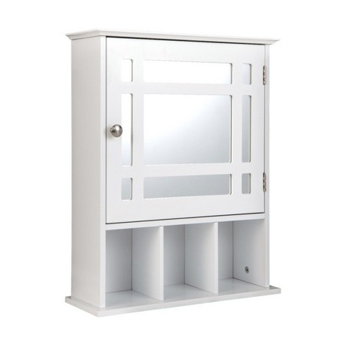 Skonyon White Wall Mounted And Mirrored Bathroom Cabinet : Target