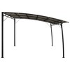 vidaXL Garden Sunshade Awning Patio Gazebo Canopy Pavilion Outdoor Balcony - Taupe 157.5" x 118.1" x 100.4" - 3 of 4